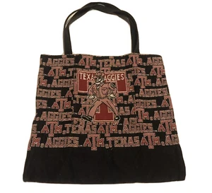 Texas A&M Aggies Cloth Shoulder Hand Bag, Purse 16.5 x 16" - Picture 1 of 4