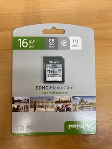 PNY 16GB SDHC High Performance Flash Card - Picture 1 of 2