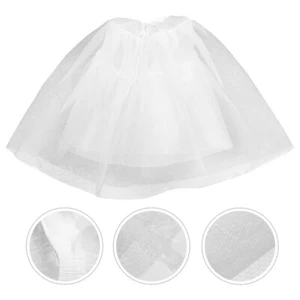 Brautkleid Unterrock Hochzeitskleid Krinoline Lang-Rock Unterkleid Reifrock Weiß - Bild 1 von 11
