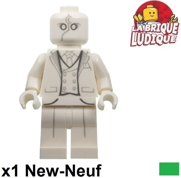 Lego Figurine Minifig Super Heroes Marvel Studios Mr. Knight White Colmar15 NEW - Image 1 of 1