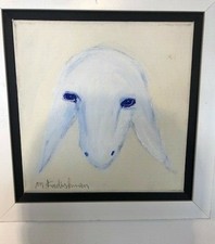 Menashe Kadishman ORIGINAL WORK " sheep "