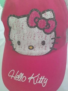 Hello Kitty pink/gray baseball cap, size 4-8 yrs - Picture 1 of 4