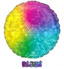 Rainbow Sequin Foil Balloon 17'' Children's / Kid's Birthday Party Decoration