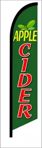 APPLE CIDER Feather Swooper Flutter Flag vertical banner - Picture 1 of 2