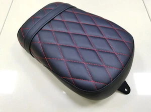 Black Moto Rear Seat Pillion Cushion For Suzuki Boulevard C50 04-2013 2005 2006 - Picture 1 of 9