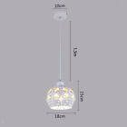 Retro Chandelier Lamp LED Hanging Ceiling Light Fixtures Cafe Bar Decoration