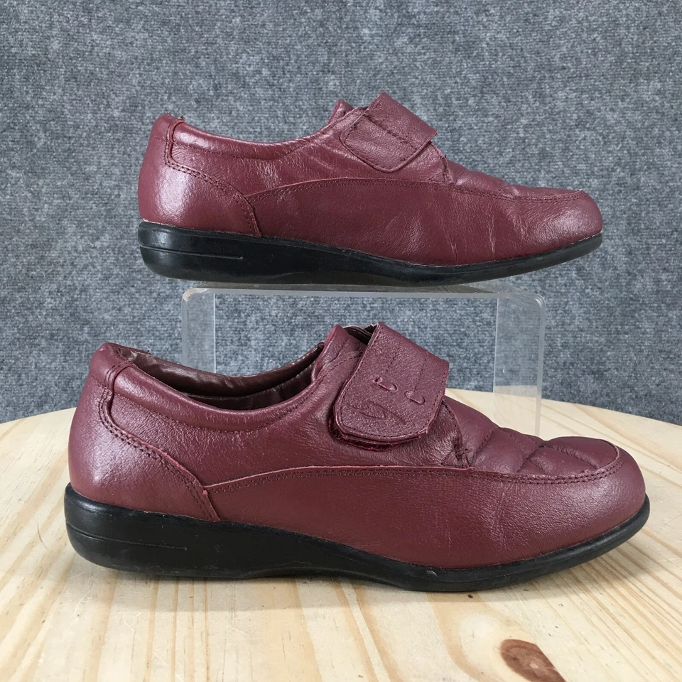 Dr. Scholls Shoes Womens 8 M Double Air Pilo Loafers Burgundy Quilted Low E68-14 - Image 1 of 4