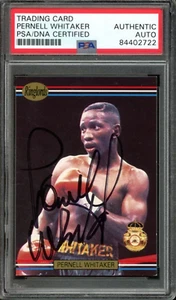Pernell Whitaker Signed 1991 Player's International Ringlords Boxing Card- PSA/D - Picture 1 of 2