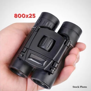 Binocolo 800x25 Tascabile Compact Fit Pellicola Antiriflesso Lungo Raggio Sport Bird - Foto 1 di 9