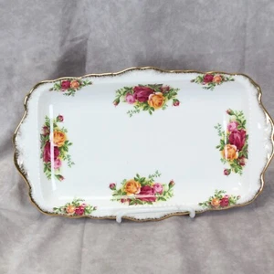 Royal Albert Old Country Rose large Serving Tray 11-1/2" x 6-3/4" - Picture 1 of 6