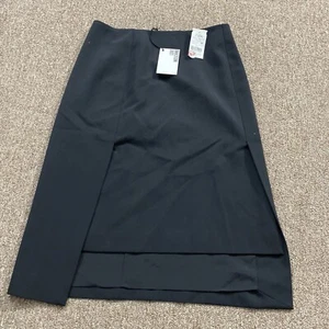 Love Moschino Womens Cotton Skirt Black Size 4 NWT $295 New Geo Design - Picture 1 of 9