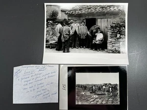 Lot 2 Photographies Jules Robuchon tirages argentiques Chaunay (86) Triaize (85) - Imagen 1 de 4