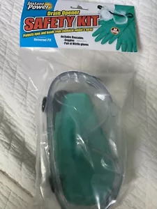 Schutzbrille und Handschuhe! Wiederverwendbar! Kein Latex. Universal Fit! - Bild 1 von 2