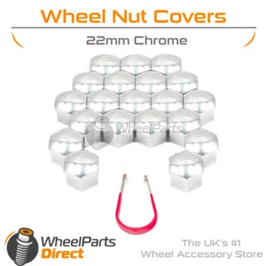 Chrome Wheel Nut Bolt Covers 22mm GEN2 For Aston Martin Vantage 05-18 - Picture 1 of 1