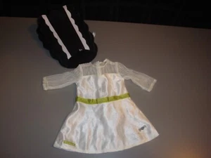 American Girl Mod Monster Costume Dress Wig Hat Lot Frankenstein Halloween - Picture 1 of 9