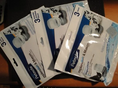 LOT OF 3  Petmate  Replendish & Mason Charcoal Replacement Filters Pet  Waterer - Image 1 of 4