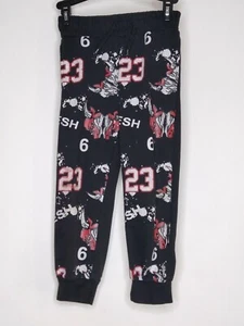 Black Lacquer Boys Size 7/XL Black Cuffed Drawstring Waist Jogger Pants - Picture 1 of 6