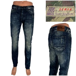PRPS Herren 32 x 34 (eigentlich) Jeans Fit Demon 100 % Baumwolle Knopfleiste Distressed 31 - Bild 1 von 12