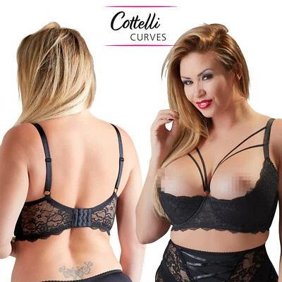 Cottelli Collection Open Bra Underwire Shelf Bra Curvy Extra Queen Size - Image 1 of 4