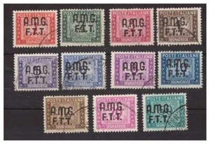 Trieste A - 1947 Porto Serie Gebraucht Vollständige - Bild 1 von 1