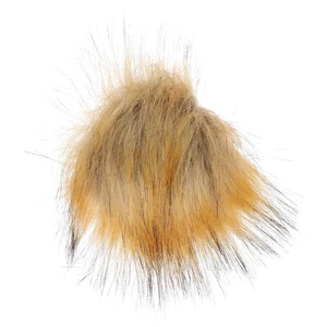  Bola de pompón mullida con botón de prensa para sombrero de punto gorro sombreros bolso de disfraz - Imagen 1 de 12