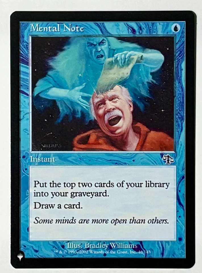 MTG Judgment (JUD 046) Mental Note - NM Pack Fresh - Common - The List - Image 1 of 1