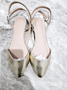 New Look pointed ballet flats with ankle strap Size 5 - Picture 1 of 6