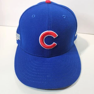 Chicago Cubs New Era 59FIFTY 2016 World Series On-Field Fitted Hat Size 7 - Picture 1 of 9