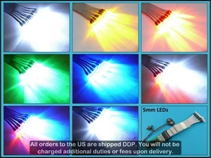 RC LED Beleuchtungssystem Kit Simulation Blitzleuchten Auto LKW Licht 8x 5mm LEDs - Bild 1 von 12