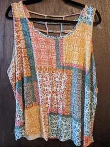 Maurices 2x Colorful Floral Tank Top - Picture 1 of 6