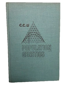 Population Genetics by Ching Chun Li 1955 HC - Imagen 1 de 3
