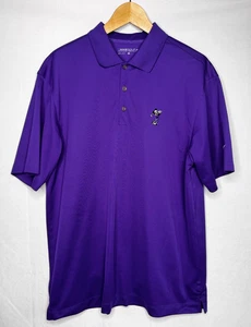 Nike Golf Walt Disney World Mickey Mouse Dri Fit Polo Shirt Purple Mens Large - Picture 1 of 7