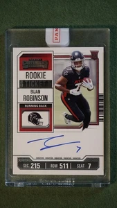 2023 Panini Contenders Variation #103 Bijan Robinson RC,AU - Picture 1 of 2