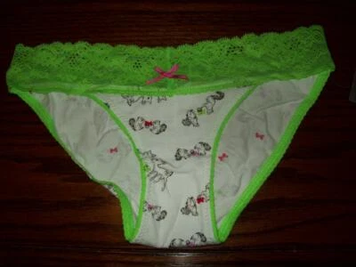 NUEVO CON ETIQUETAS MARCA + MODELO BIKINI BRAGAS ALGODÓN SPANDEX ENCAJE CINTURA CRIATURAS S L Foto 1 de 2