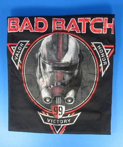 Star Wars Bad Batch T-Shirt 2021 Black L Clone Wars Helmet Animated New Cotton - Picture 1 of 3