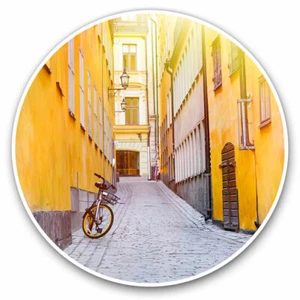 2 x Vinyl Aufkleber 25 cm - Gamla Stan Stockholm Schweden cooles Geschenk #21573 - Bild 1 von 9