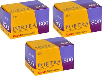 3 Rolls Kodak Portra 800 36 Exp Professional Color Negative 35mm Film   - Image 1 of 3