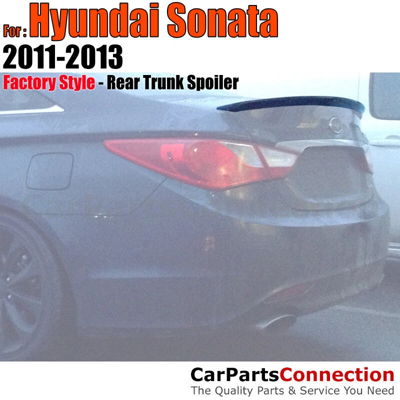 Alerón trasero de maletero ABS imprimación para Hyundai Sonata 2011-2013 montaje empotrado Foto 1 de 1
