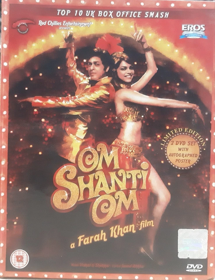 Om Shanti Om - Shahrukh Khan - Bollywood Hindi Movie 2-Disc Limited Edition DVD - Image 1 of 2