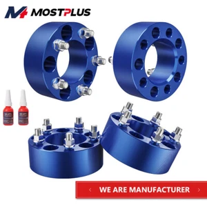 4X Blue 2" Wheel Spacers 5x4.5" For Jeep Cherokee Liberty Ford Aerostar Explorer - Picture 1 of 11