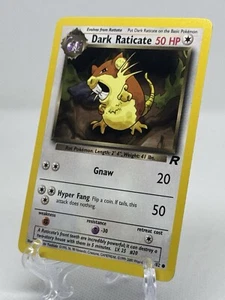 Dark Raticate 51/82 Team Rocket - Edición Limitada Regular Casi Como Nuevo - Imagen 1 de 3
