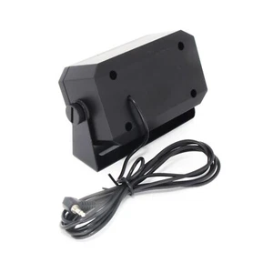 External Speaker HAM Audio Speaker 3.5mm Plug Loudspeaker for Kenwood Mobile - Photo 1/9