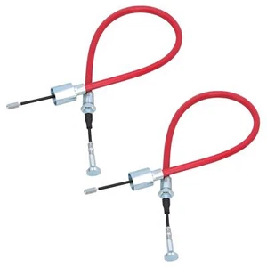 Long Life ALKO Bowden Quick Connect Brake Cable Mushroom End 530mm 2pc - Picture 1 of 4