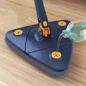 Multifunctional 360 Degree Rotatable Adjustable Triangle Cleaning Mop Free Hand - Picture 1 of 8