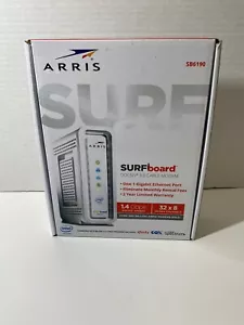 ARRIS Surfboard SB6190 - 32x8 Docsis 3.0 Cable Modem - White - Picture 1 of 8