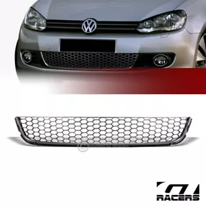 Para VW Mk6 2010-2014 Golf/Jetta Wagon Negro Nido de abeja Malla hexagonal Parrilla inferior - Imagen 1 de 7