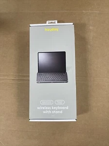 Wireless Keyboard with Stand for iPads & Tablets - heyday Black Gold - Picture 1 of 4