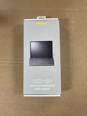 Wireless Keyboard with Stand for iPads & Tablets - heyday Black Gold - Image 1 of 4