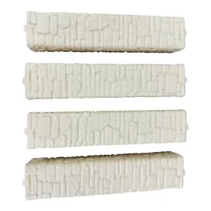 Little Tikes Blue Roof Dollhouse Stone Pillars Columns Replacement Parts Vintage - Picture 1 of 4