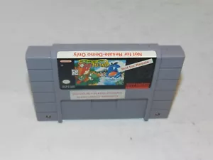 SUPER MARIO WORLD 2 YOSHI'S ISLAND SNES SUPER NINTENDO VIDEO GAME NOT FOR RESALE - Picture 1 of 3